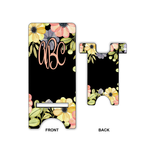 Boho Floral Phone Stand - Front & Back