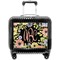 Boho Floral Pilot Bag Luggage with Wheels