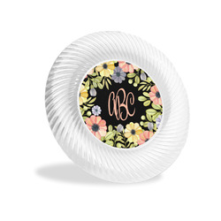 Boho Floral Plastic Party Appetizer & Dessert Plates - 6" (Personalized)