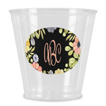 Boho Floral Plastic Shot Glass (Personalized)