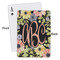 Boho Floral Playing Cards - Approval