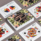 Boho Floral Playing Cards - Front & Back View