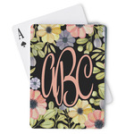 Boho Floral Playing Cards (Personalized)
