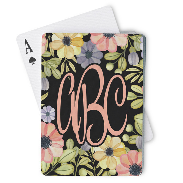 Custom Boho Floral Playing Cards (Personalized)