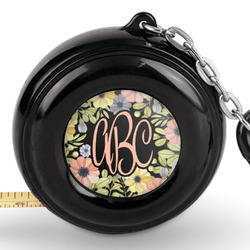 Boho Floral Pocket Tape Measure - 6 Ft w/ Carabiner Clip (Personalized)