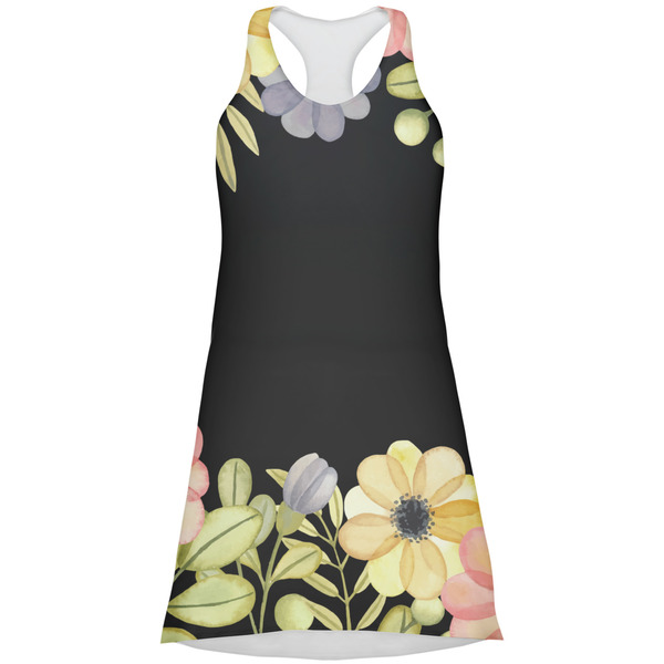 Custom Boho Floral Racerback Dress - Small