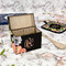 Boho Floral Recipe Box - Full Color - In Context