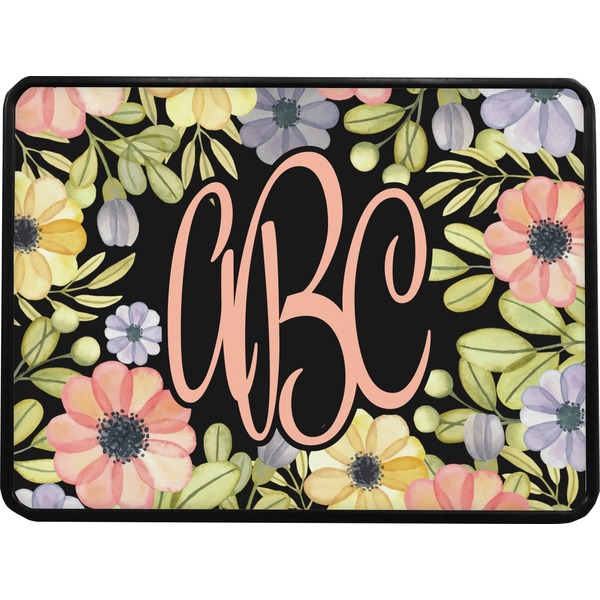 Boho Floral Rectangular Car Hitch Cover w/ FRP Insert