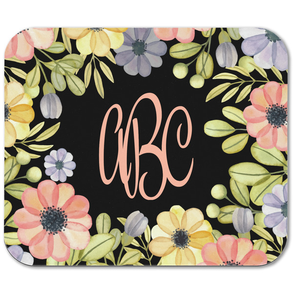 Boho Floral Rectangular Mouse Pad - APPROVAL