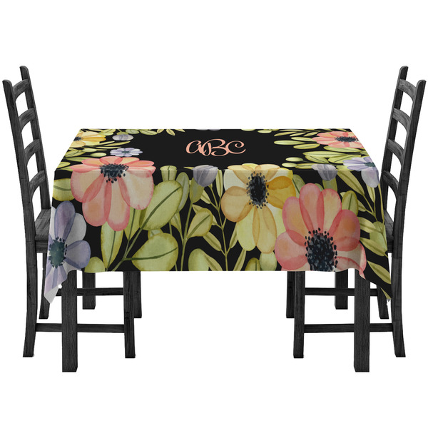 Custom Boho Floral Tablecloth (Personalized)