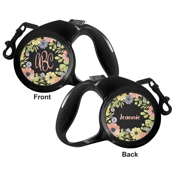 Boho Floral Retractable Dog Leash - Medium Large - Apvl