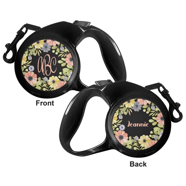 Boho Floral Retractable Dog Leash - Small - Apvl