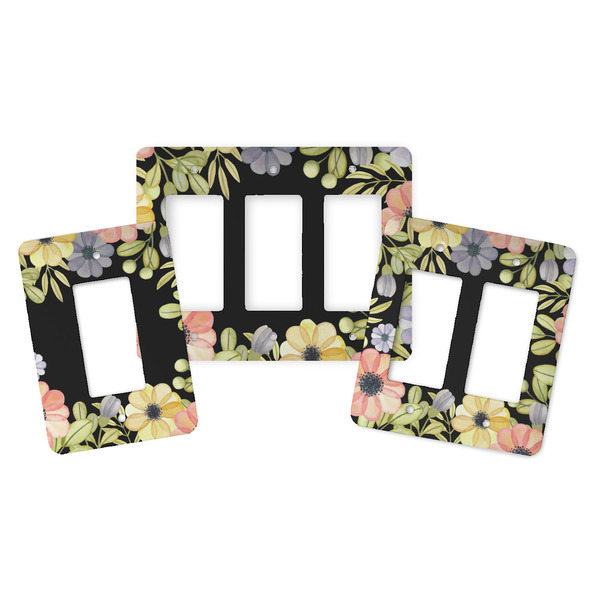 Boho Floral Rocker Light Switch Covers - Parent - ALL VARIATIONS