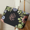 Boho Floral Large Rope Tote - Life Style