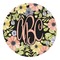 Boho Floral Round Decal