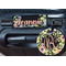 Boho Floral Round Luggage Tag & Handle Wrap - In Context