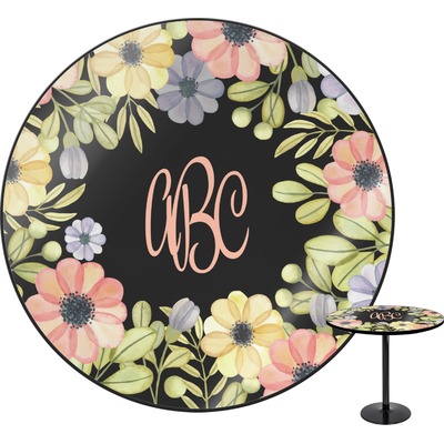 Boho Floral Round Table (Personalized)