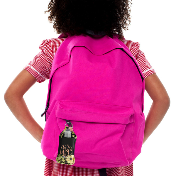 Boho Floral Sanitizer Holder Keychain - LIFESTYLE Backpack (LRG)