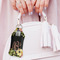 Boho Floral Sanitizer Holder Keychain - Large (LIFESTYLE)