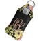 Boho Floral Sanitizer Holder Keychain - Large in Case