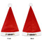 Boho Floral Santa Hats - Front and Back (Double Sided Print) APPROVAL