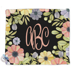Boho Floral Security Blanket - Single Sided (Personalized)