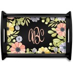 Boho Floral Wooden Tray (Personalized)