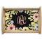 Boho Floral Natural Wooden Tray - Small (Personalized)