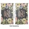 Boho Floral Sheer Curtains Double