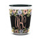 Boho Floral Shot Glass - Two Tone - FRONT