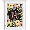 Boho Floral Single White Cabinet Decal