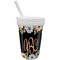 Boho Floral Sippy Cup with Straw (Personalized)