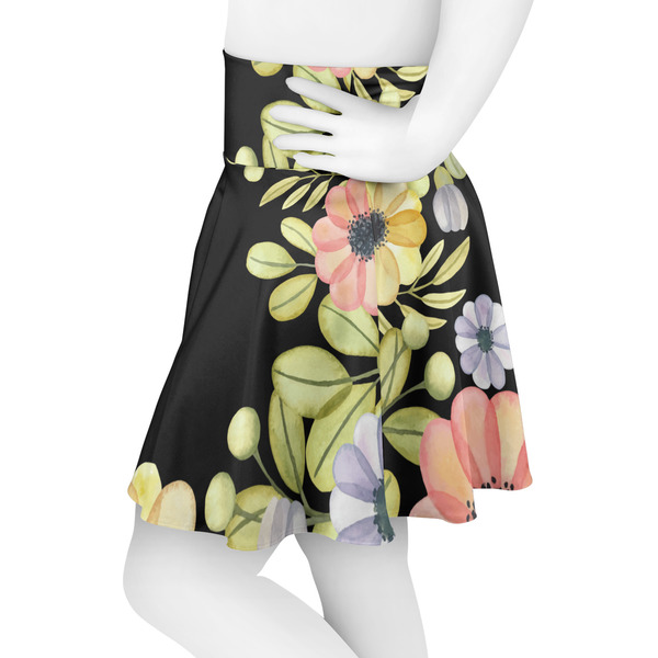 Boho Floral Skater Skirt - Side