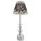 Boho Floral Small Chandelier Lamp - LIFESTYLE (on candle stick)