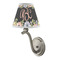 Boho Floral Small Chandelier Lamp - LIFESTYLE (on wall lamp)