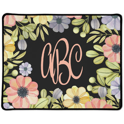 Boho Floral Large Gaming Mouse Pad - 12.5" x 10" (Personalized)
