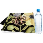 Boho Floral Sports & Fitness Towel (Personalized)