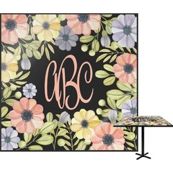Boho Floral Square Table Top (Personalized)