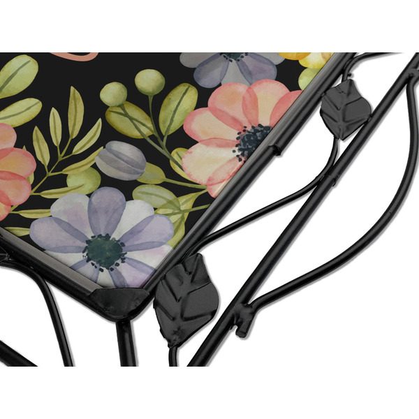 Boho Floral Square Trivet - Detail