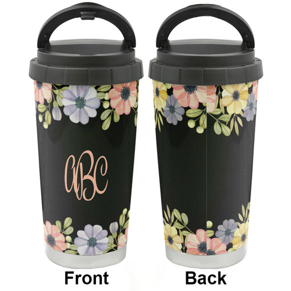 Boho Floral Stainless Steel Travel Cup - Apvl