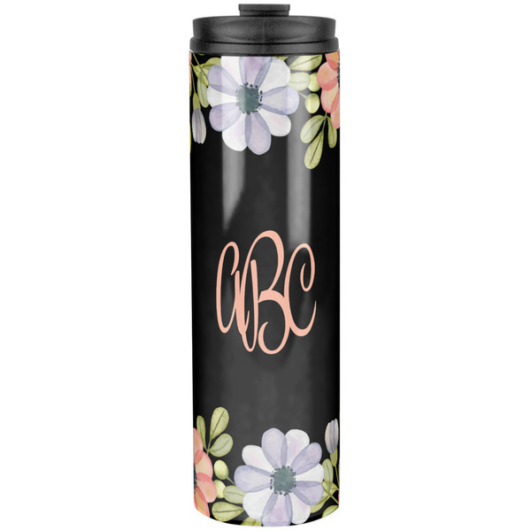 Boho Floral Stainless Steel Tumbler 20 Oz - Front