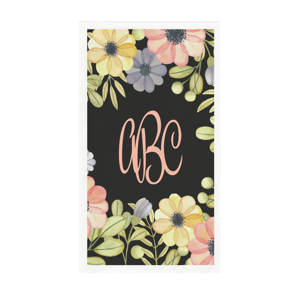 Custom Boho Floral Guest Towels - Full Color - Standard (Personalized)