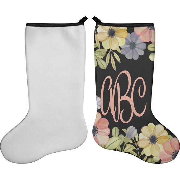 Boho Floral Stocking - Single-Sided - Approval