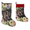 Boho Floral Stockings - Side by Side compare