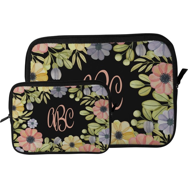 Boho Floral Tablet Sleeve (Size Comparison)
