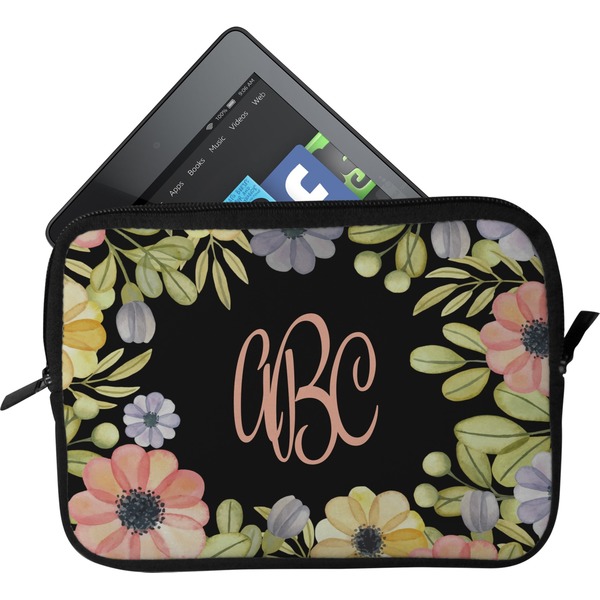 Custom Boho Floral Tablet Case / Sleeve (Personalized)