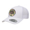 Boho Floral Trucker Hat - White (Personalized)