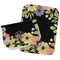 Boho Floral Two Rectangle Burp Cloths - Open & Folded