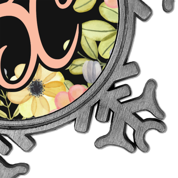 Boho Floral Vintage Snowflake - Detail