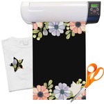 Boho Floral Heat Transfer Vinyl Sheet (12"x18")